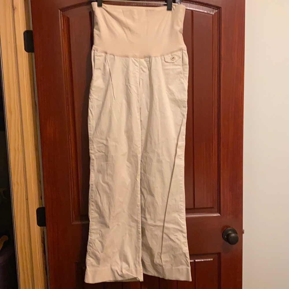 Maternity khaki pants